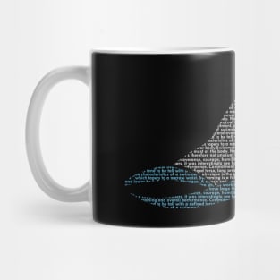 'Love Swimming Typography' Awesome Swimming Gift Mug